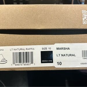Dolce Vita Marsha Heels in Natural Raffia